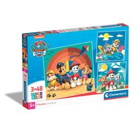 Puzzle 3 x 48 piese Clementoni Paw Patrol 25291 | Hippoland
