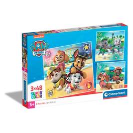 Puzzle 3 x 48 piese Clementoni Paw Patrol 25301 | Hippoland