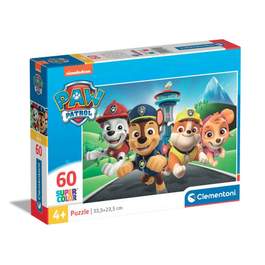 Puzzle 60 piese Clementoni Supercolor Paw Patrol 26114 | Hippoland