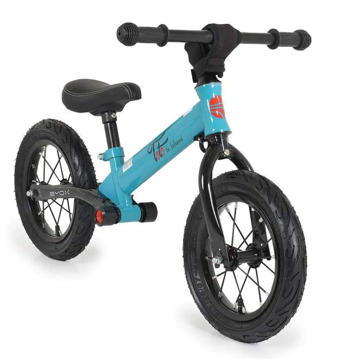 Bicicleta Fara Pedale Baieti 12 Inch Byox Toto Blue Hippoland Bicicleta Fara Pedale Baieti 12 Inch Byox Toto Blue Hippoland