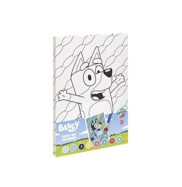 Bluey Pictura pe Numere in Rama 29.5x19.5 cm