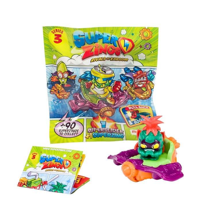 Figurina surpriza SuperZings Superslider Seria 3 | Hippoland