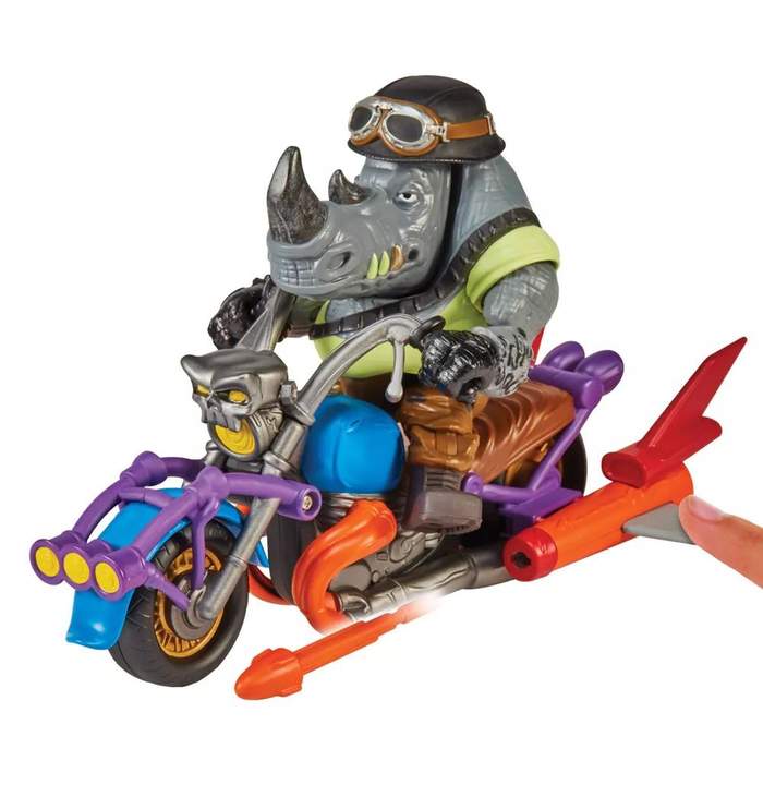 Motocicleta cu figurina Testoasele Ninja Haosul Mutantilor | Hippoland