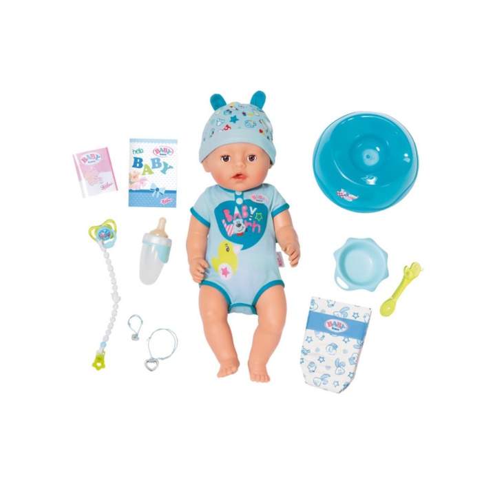 BABYL VIPパス&タオルセットWORLD TOUR 2016 US Papusa bebelus Zapf Baby Born baiat interactiv cu corp moale