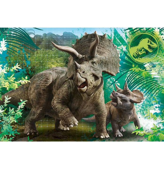 Puzzle 3 x 48 piese Clementoni Jurasic World | Hippoland