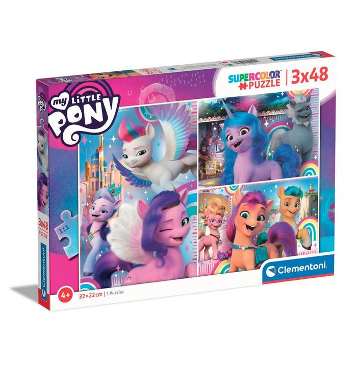 Puzzle 3x48 piese Clementoni My Little Pony | Hippoland