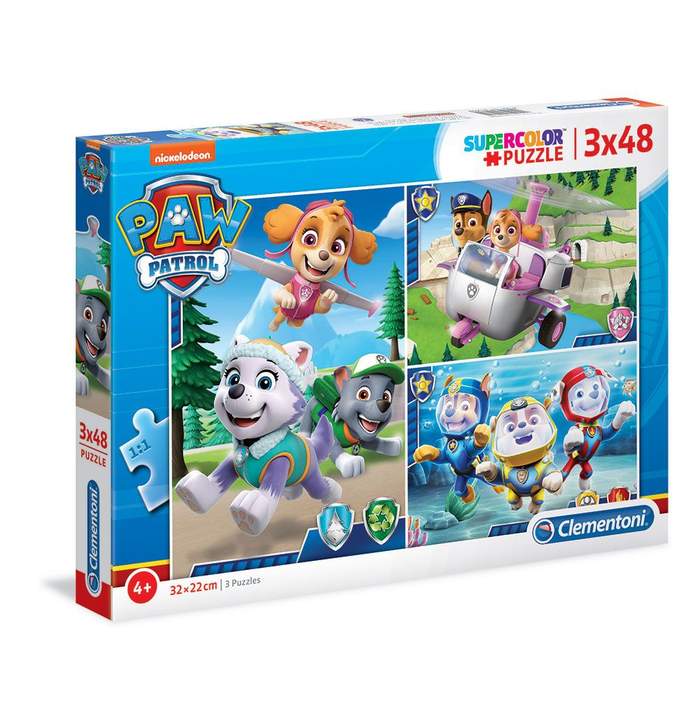 Puzzle 3x48 piese Clementoni Paw Patrol | Hippoland