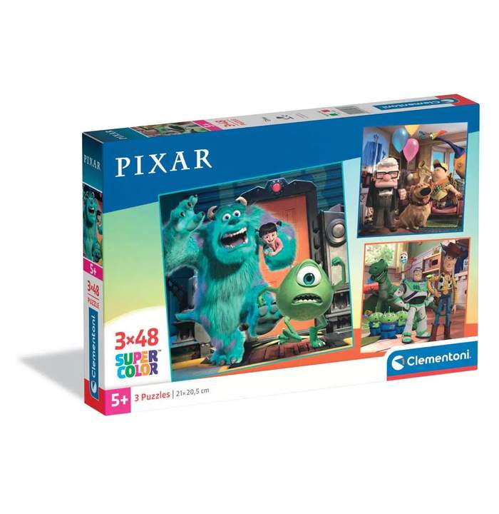 Puzzle Clementoni 3x48 piese Disney Pixar 25065 | Hippoland